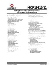 MCP19111-E/MQ Datenblatt PDF