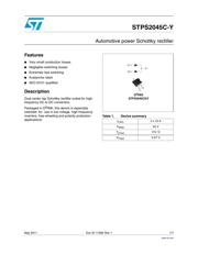 STPS2045CGY-TR 数据规格书 1