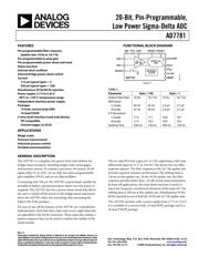 AD7781CRZ-REEL datasheet.datasheet_page 1