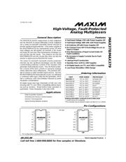 MAX378EWG+ 数据规格书 1