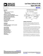 AD7791 数据手册