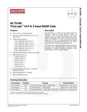 NC7SV00P5X datasheet.datasheet_page 1