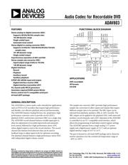 ADAV803ASTZ 数据规格书 1