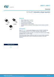 LM317D2T-TR Datenblatt PDF