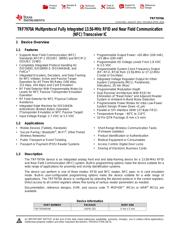 TRF7970AEVM Datenblatt PDF