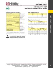 HMC849LP4CE datasheet.datasheet_page 4