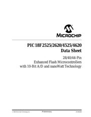 PIC18LF4620-I/P 数据规格书 1