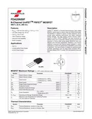 FDA20N50F datasheet.datasheet_page 1