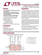LT3492 数据规格书 1