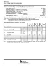 CD74AC20ME4 datasheet.datasheet_page 2