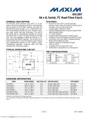 DS1307 数据手册
