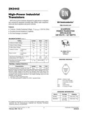 2N3442 Datenblatt PDF