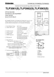 TLP3063(TP1,S,C,F) Datenblatt PDF