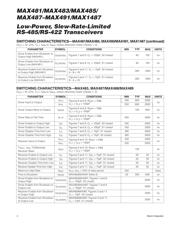 MAX489CPD+ datasheet.datasheet_page 4