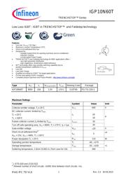 IGP10N60TXKSA1 datasheet.datasheet_page 1