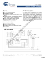 CY14B256L-SZ35XI 数据规格书 1