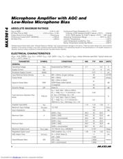 MAX9814ETDT datasheet.datasheet_page 2