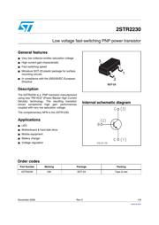 2STR2230 datasheet.datasheet_page 1