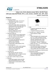 STM8L052R8T6TR Datenblatt PDF