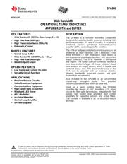 OPA860ID datasheet.datasheet_page 1