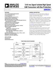 ADM3054 数据规格书 1