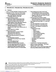 TMS320C6722 datasheet.datasheet_page 1