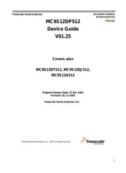 MC9S12DP512CPVE 数据规格书 1