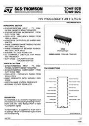 TDA9102B datasheet.datasheet_page 1