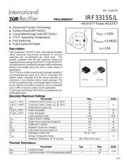 IRF3315S 数据规格书 1