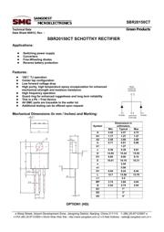 SBR20150CT 数据规格书 1