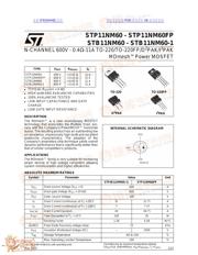 STB11NM60 datasheet.datasheet_page 1