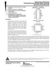 SN74ALS193ANE4 datasheet.datasheet_page 1