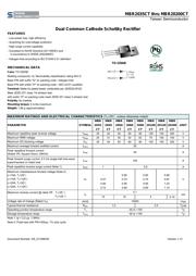 MBR2060CT Datenblatt PDF