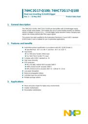 74HC2G17GW-Q100H datasheet.datasheet_page 1