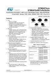 STM8AF6266TAY Datenblatt PDF