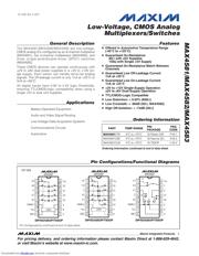 MAX4582CSE+T Datenblatt PDF