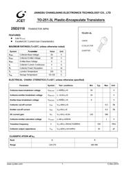 2SD2118 datasheet.datasheet_page 1