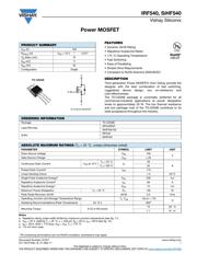 IRF540 datasheet.datasheet_page 1