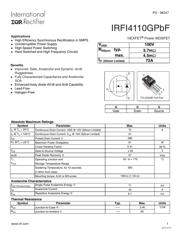 IRFI4110GPBF 数据规格书 1