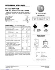 NTP18N06G Datenblatt PDF