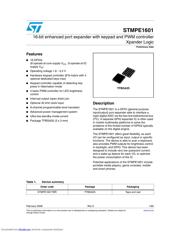 STMPE1601 数据规格书 1