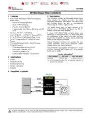 DRV8818PWPR Datenblatt PDF