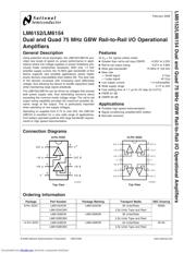 LM6154BCN datasheet.datasheet_page 1