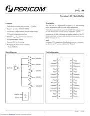 PI6C184 数据规格书 1