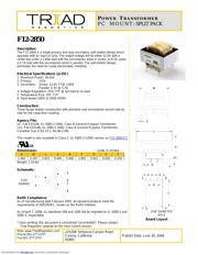 F12-2850 数据规格书 1
