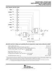 SN74ABT16601DL 数据规格书 3