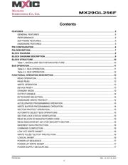 MX29GL256FLXFI-90Q datasheet.datasheet_page 2