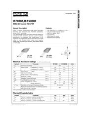 IRF820B datasheet.datasheet_page 1