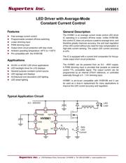 HV9961NG-G Datenblatt PDF