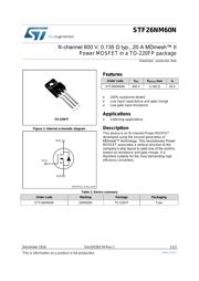 STF26NM60N 数据规格书 1